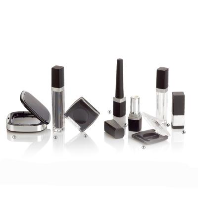 China Makeup set cosmetic black packaging for sale