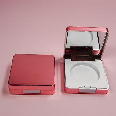 China Square Original Material Case Round Inner Pan Rose Gold Single Eyeshadow Pan Packaging Blush Case for sale