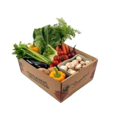 China Recycled Materials Customized Porcelain Made Cheap Cardboard Box For Fruits And Vegetables for sale