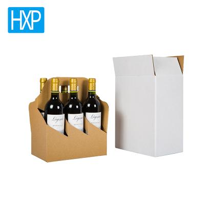 China Wholesale Recycled Shipping Materials Factory Cardboard 12 Bottle Beer Wine Corrugated Packaging Custom Box for sale