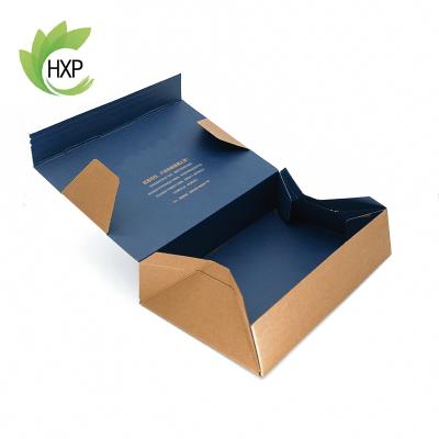 China Recycled Materials Luxury Paper Large Shipping Logo Small Apparel Packaging Custom Cardboard Boxes For Packaging With Logo for sale