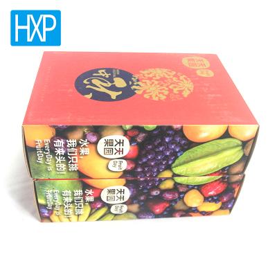 China Recycled Recycled Materials 5 Layers Cardboard Box Fruit Gift Packaging Fruit Box Made In China for sale