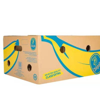 China Recycled Materials Ab-flute Custom Fruit Standard Cardboard Box Packing Banana for sale