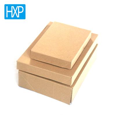 China Recycled Materials Customized Size Small Clothing Box Brown Packaging Boxes Boxes For Packing for sale