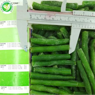 China Wholesale export FROZEN IQF processed jelly cut green beans for sale