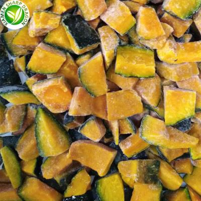 China IQF Organic Wholesale Peeled Vegetable Chunks Organic Cut Frozen Sliced ​​Pumpkin for sale