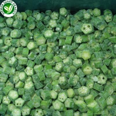 China Wholesale Healthy Organic Fresh Nutrient Bulk Frozen Green Okra For Sale for sale