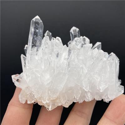 China China Natural Crystal Cluster Quartz Cluster Specimen Fengshui Clear Healing for sale