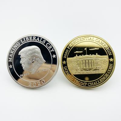 China Europe Customs Seal of the President of the United States House Donald Trump White Coin for sale