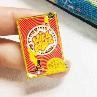 China Creative China Metal Enamel Lapel Pin Creative Funny Badge Zinc Alloy Lapel Pin for sale