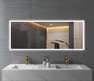 China China High Quality Bright Aluminum Bathroom Mirror Frame Hanging Smart Bathroom Mirror for sale