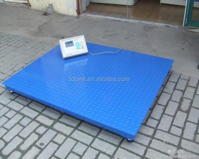 China Weight Function 1 2 3 5 10 Ton Floor Weighing Scale for sale