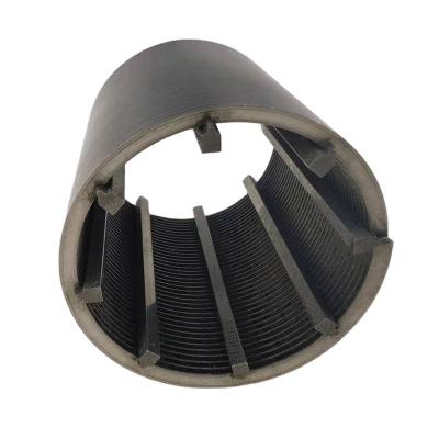 China Precise Performance 304 Stainless Steel 316L Wedge Pit Screen V-wound Filtering Wire Johnson Screen for sale