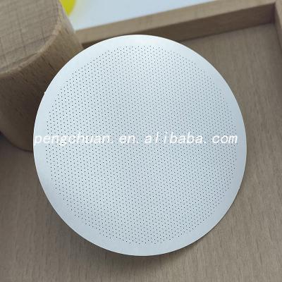 China Hot Sale 304 Stainless Steel Filter Screen Eco-friendly Etching Disc Etched Filter Mesh For Coffee Filter for sale