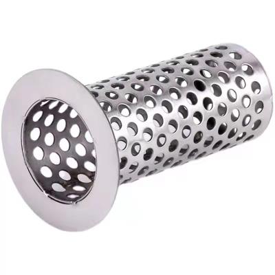 China Thermal Resistance Factory Supply Stainless Steel Perforated Floor Drain Strainer for sale