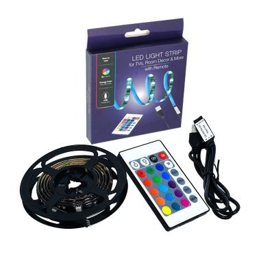 China Flexible Fashion USB LED 5050 RGB 5V LED TV Backlight With Remote Controller for sale