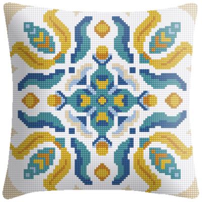 China Europe High Quality Embroidery 6CT Cotton Fabric DIY Needlepoint Geometric Cross Stitch Pillow Cushion Covers Handmade for sale