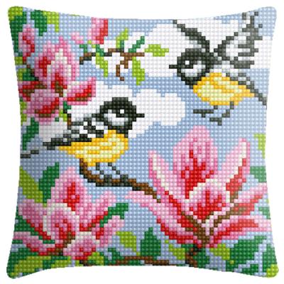 China Europe 2022 cross stitch supplies NEW cross stitch floor tits cushion cover embroidery decorative pillow wholesale for sale