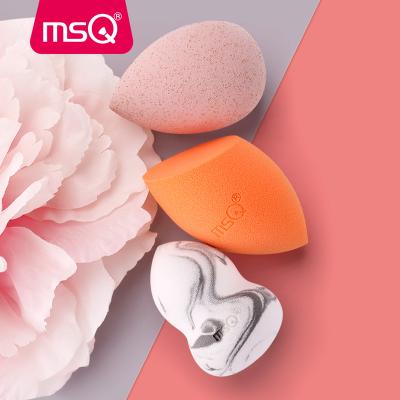 China Custom Magic Free Soft Nude Pink Multi Shape Blender Sponge MSQ Latex Color Latex Color Makeup Blender Sponge for sale