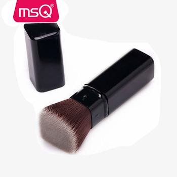 China Angular blush MSQ square blush fashion makeup brush mini new simple retractable kabuki brush simple for sale