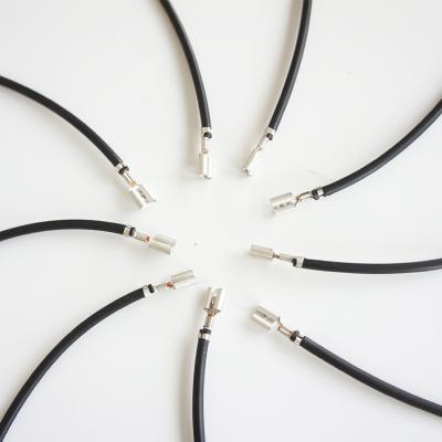 China .250 electronic connector custom terminal wire harness cable assembly for sale