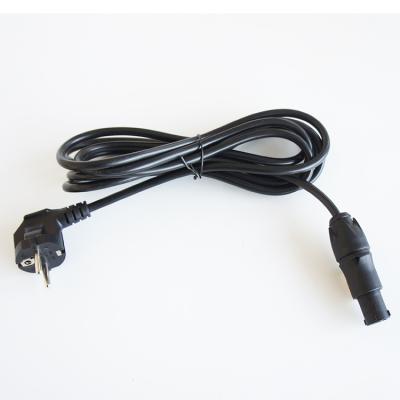 China Electronic 1.5M 1.8M Black ECO 7/7 Custom Plug To PowerCON TRUE1 Connector Power Cord With Copper for sale