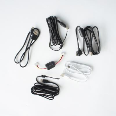 China Custom Electronic 4 Pin Connector Wire Harness With Magnetic Ring Harness Cable Assembly for sale