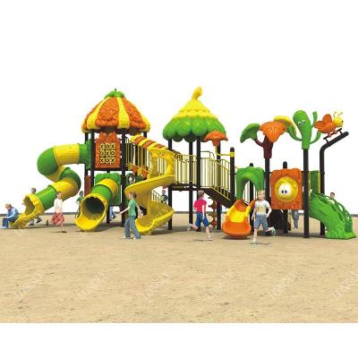 China Plastic And Galvanized Steel Tube Multifunctional Scaled Large Children's Outdoor Playground Equipment for sale