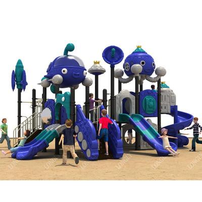 China Outdoor Plastic And Galvanized Steel Tube 114mm Kids Plastic Playground Equipment With Monkey Bar for sale