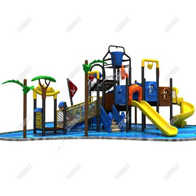 China Plastic And Galvanized Steel Tube Kids Sprinkle Outdoor Playground Amusement Park Equipment for sale