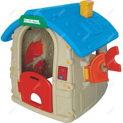 China Amusement Park Anti-UV Equipment Plastic Kids Toy Playhouse For Kindergarten for sale