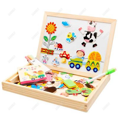 China Early Educational Montessori Wooden Toys China Kids Game Animal Puzzle for sale