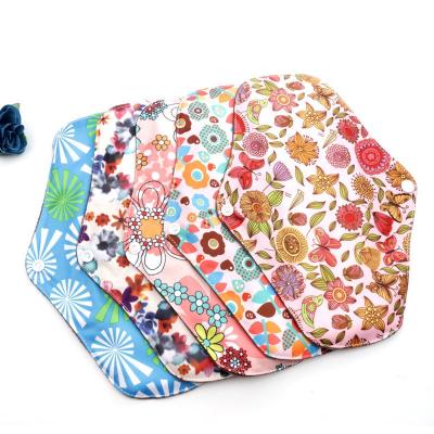 China Comfortable Organic Washable Reusable Cloth Sanitary Pads Private Label Menstrual Pads for sale