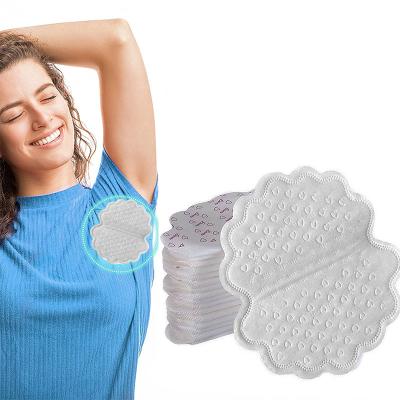 China For Woman And Men Individually Packed Disposable Safe Cotton Armpit Sweat Pads Armpit Sweat Pads Women for sale