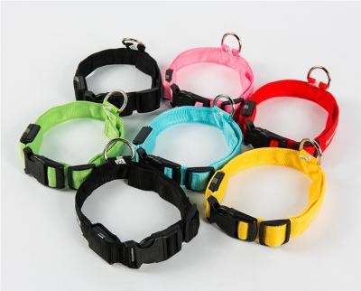 China Lights Wholesale USB Rechargeable Batteries Night Reflection LED Light Dog Collar for sale