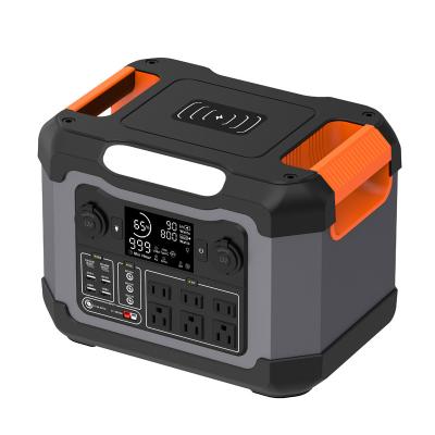 China Type C and Lifepo4 1200w Best Outdoor Portable Backup Power Station For Lithium Battery Power for sale