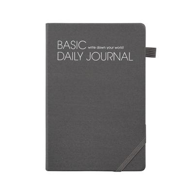 China Daily Diary 2022 PU Artificial Leather Elastic Band Notepad Gift A5 Office Supplies Business Notes for sale