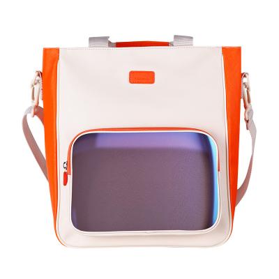 China Primary School Parent-child Primary School Students 6-12 Years Waterproof PU School Bag Backpack for sale