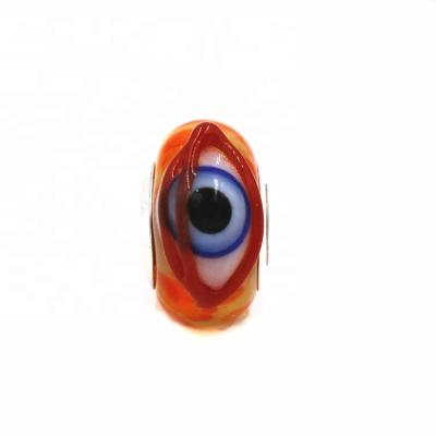 China DIY Jewelry Making China Wholesale Bead Lampwork Handcrafted European Murano Cheap Big Hole Glass Beads for sale