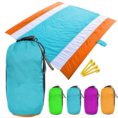 China Oxford Sand Proof Beach Blanket - Free Sand Beach Mat, Lightweight Outdoor Ma, Heat Proof, Quick Dry and Compact for sale