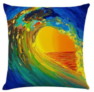 China Luxury Art Printing Home Decorative Sofa Cushion Cover Pillow Case for sale