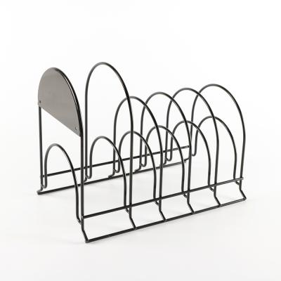 China Viable Kitchen Metal Pan Organizer and Pot Storage Rack Rack for sale