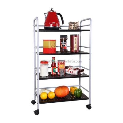 China Modern 4 layers morden small dimension kitchen trolley cabinet for sale