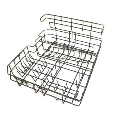 China Component Washing Machine Custom Coated Dishwasher Parts Rack Basket for sale