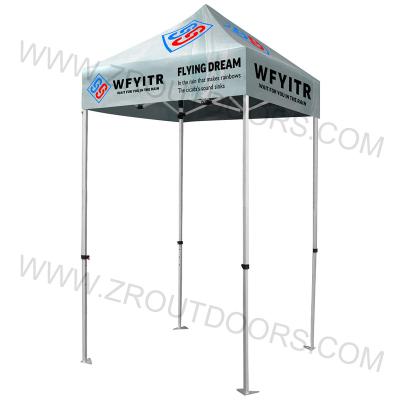 China 1.5x1.5m hot sale custom trade show outdoor event advertising folding marquee gazebos canopy tents for exhibition 5x5ft ZR100 for sale