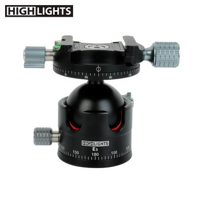 China Quality Assurance Double Ball Diameter 45MM Camera Head Tripod Ball Double Filter Head for sale