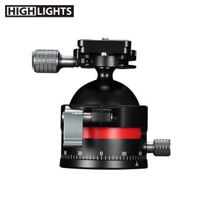 China Low Center of Gravity SHARP Phone Lens Tripod Mount 360 Panoramic Camera Ball Head Low Unit Weight for sale