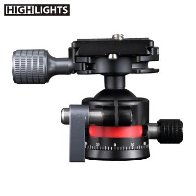 China Best Selling Low Center Gravity Camera Interface Low Center Ball Weight 1/4 Inch Center For Tripod Monopod DSLR Cameras for sale