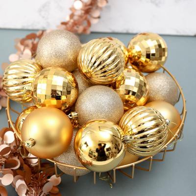 China Christmas Decoration 4cm Balls 34pcs For Christmas Tree Decoration Christmas Home Decoration for sale