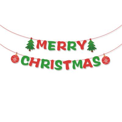 China BA162 Promotion Merry Christmas Party Decorative Paper Banner for sale